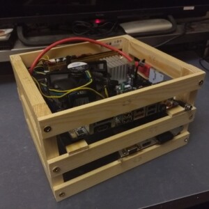 My custom built game console! Everything working, just needs a paint job!